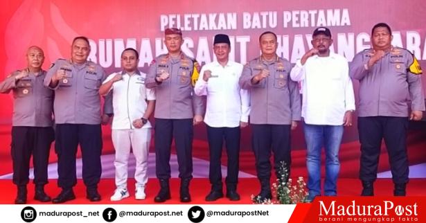 Kapolda Jatim Resmikan Pembangunan RS Bhayangkara Pamekasan, Target Selesai Desember