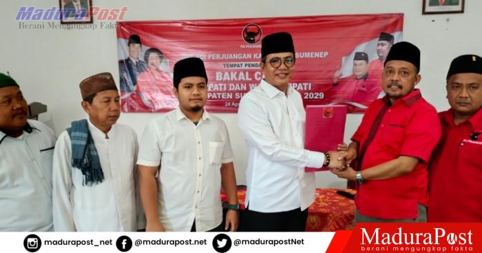 Restu Petinggi PKB, Hamid Ali Munir Daftar Bacawabup ke PDI Perjuangan
