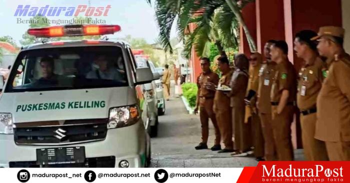 Bismillah Melayani, Dinkes P2KB Sumenep Terima Mobil Pusling Untuk 29 Puskesmas