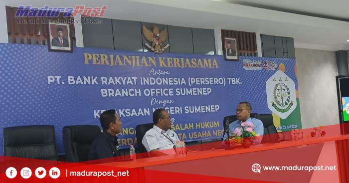BRI Kantor Cabang Sumenep Teken Kerja Sama dengan Kejari Bidang Hukum Perdata dan Tata Usaha Negara