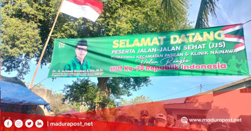 Ahmad Baidowi Anggota DPR RI Berikan Dukungan Dalam Acara HUT RI ke 79 di Pasean