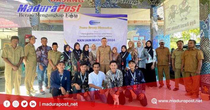 Kreativitas Mahasiswa KKN-26 IAIN Madura Mendapat Apresiasi Kades&nbsp;Bajang