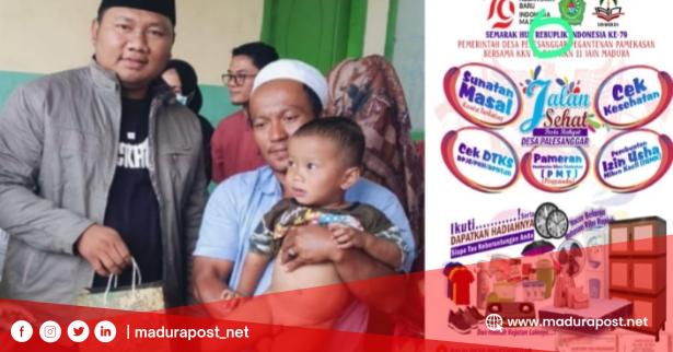 HUT ke-79 RI, Pemdes Palesanggar Gelar Sunatan Massal dan JJS Berhadiah