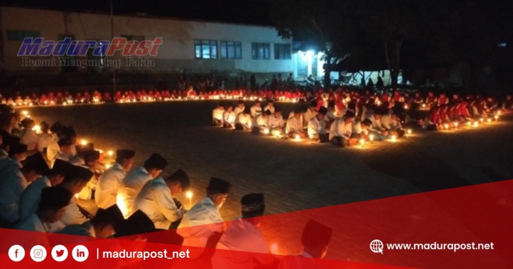 Peringati Kemerdekaan RI ke-79, Santri Al Baidhowiyah Sampang Gelar Malam Renungan