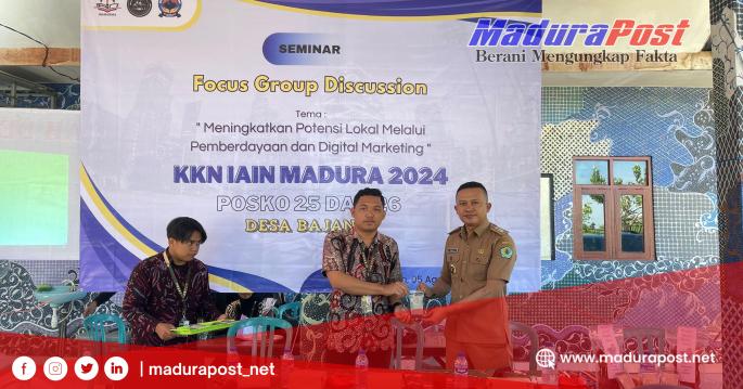 Posko 25 KKN IAIN Madura Gelar FGD, Kenalkan Produk Lokal&nbsp;“Kopi-Bang”