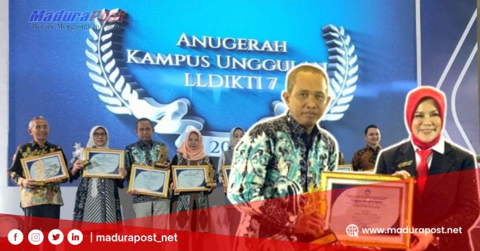 Tercatat Sebagai Terbaik 3, LLDIKTI Wilayah VII Beri Penghargaan Untuk STKIP PGRI Sumenep
